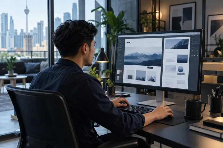 Malaysian web professional developing a focused microsite